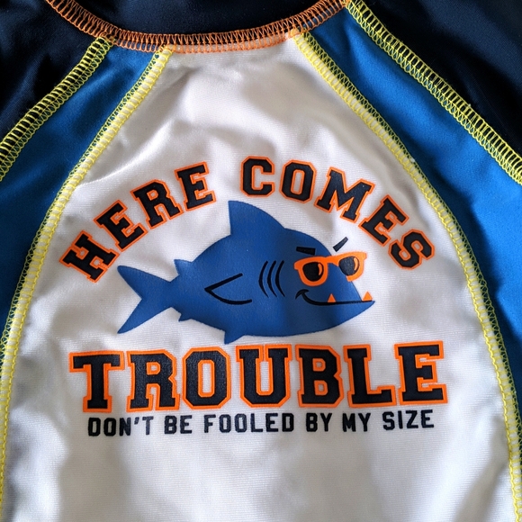 *4/$20* Old Navy Baby swimsuit/rash guard bodysuit size 0-3 months - Picture 2 of 5